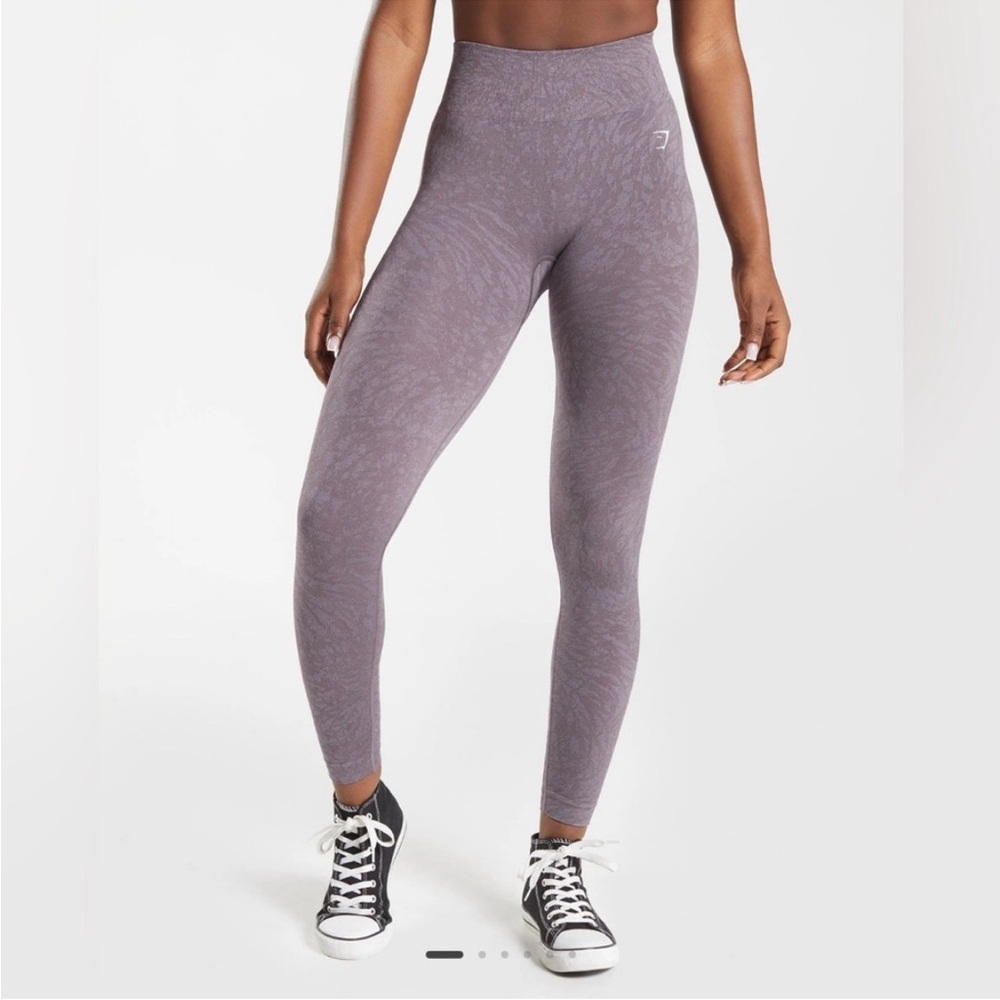 Gymshark Adapt Animal Seamless Leggings - Wild | Musk Lilac size L